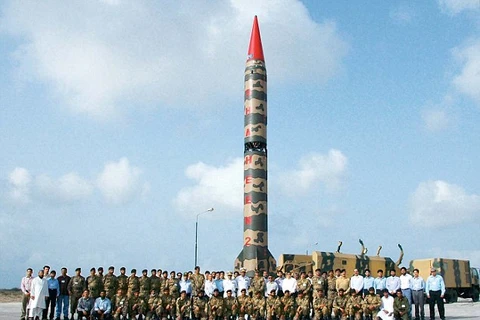 Tên lửa hạt nhân của Pakistan. (Ảnh: Reuters)