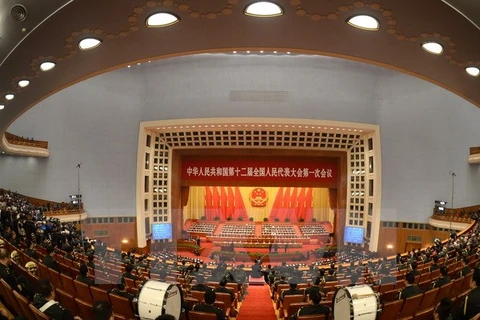Đại hội Đại biểu Nhân dân toàn quốc Trung Quốc (Quốc hội). (Ảnh: THX/TTXVN)