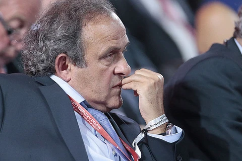 Michel Platini đang trong thời gian bị đình nhiệm 90 ngày nên không được tham gia ứng cử Chủ tịch FIFA. (Ảnh: AP)