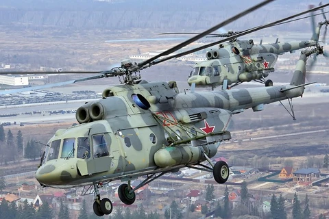 Máy bay trực thăng Mi-8 của Nga. (Nguồn: airliners.net)