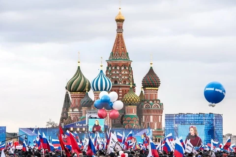 Quảng trường Đỏ ở thủ đô Moskva. (Ảnh: AFP/TTXVN)