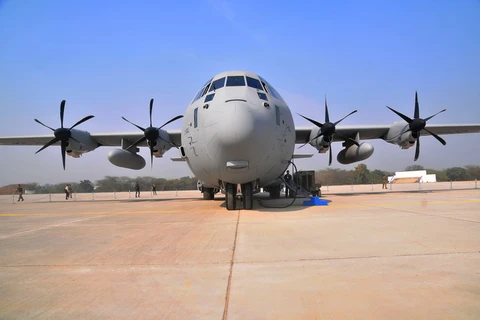 Máy bay vận tải chiến thuật C-130J. (Nguồn: wikimedia.org)