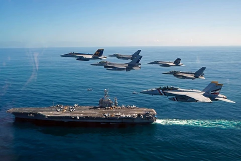 Tàu sân bay hạt nhân USS George Washington. (Nguồn: Hải quân Mỹ)