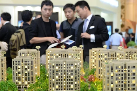 Một Hội chợ bất động sản diễn ra Thượng Hải. (Nguồn: THX/TTXVN)
