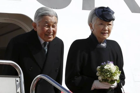 Nhật Hoàng Akihito và Hoàng hậu Michiko. (Ảnh: Reuters)