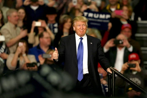 Tỷ phú Donald Trump tiếp tục dẫn đầu cuộc đua bên phía đảng Cộng hòa. (Ảnh: Getty Images)