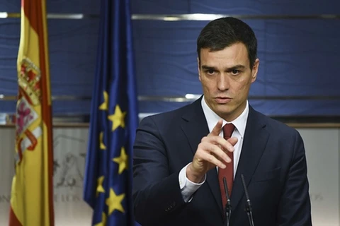 Thủ lĩnh PSOE Pedro Sanchez. (Nguồn: AFP/Getty Images)