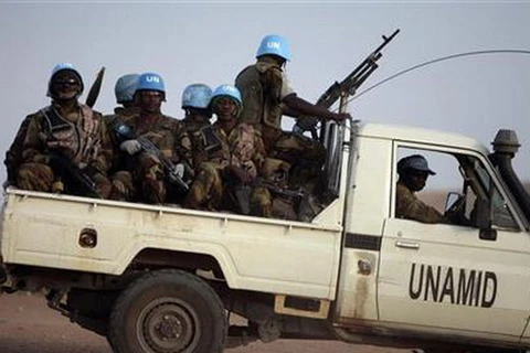 Binh sỹ thuộc lực lượng UNAMID. (Nguồn: Reuters)