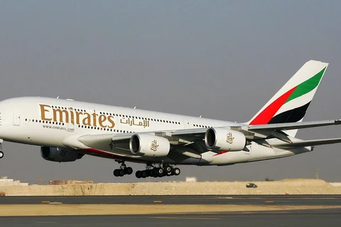 Một máy bay của Hãng hàng không Emirates. (Nguồn: Wikipedia)