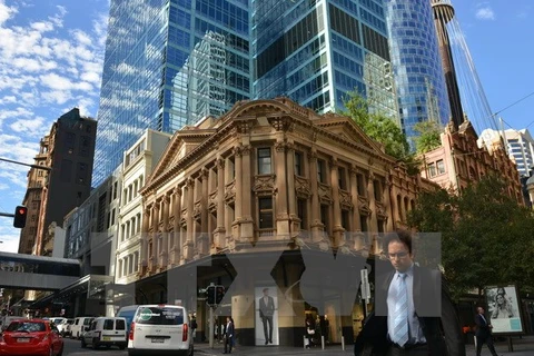 Trung tâm thương mại tại thành phố Sydney. (Nguồn: AFP/TTXVN)