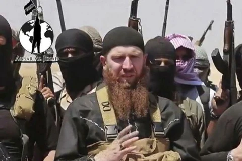 Bộ trưởng chiến tranh Abu Omar al-Shishani của IS. (Ảnh: AP)