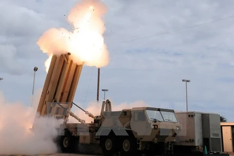 Hệ thống phòng thủ tên lửa THAAD của Mỹ. (Nguồn: AFP/TTXVN)