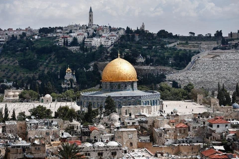 Đền thờ Hồi giáo Al-Aqsa ở Jerusalem. (Ảnh: AFP)