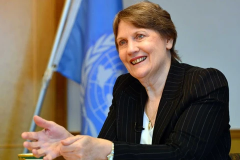 Cựu Thủ tướng New Zealand Helen Clark. (Ảnh: AFP)