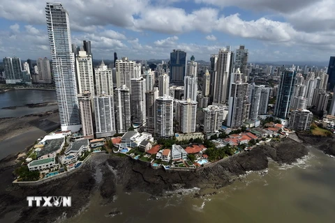 Thành phố Panama City, nơi đặt trụ sở của Công ty luật Mossack Fonseca. (Ảnh: AFP/TTXVN)
