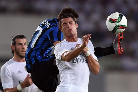 Ronaldo không ghi bàn, Real vẫn thắng đậm Inter. (Nguồn: AFP/Getty Images)