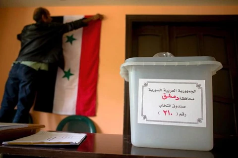 Bầu cử quốc hội ở Syria. (Nguồn: usnews.com)