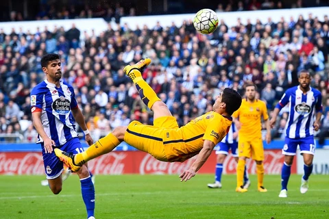 Luis Surez thi đấu thăng hoa. (Nguồn: Getty Images)