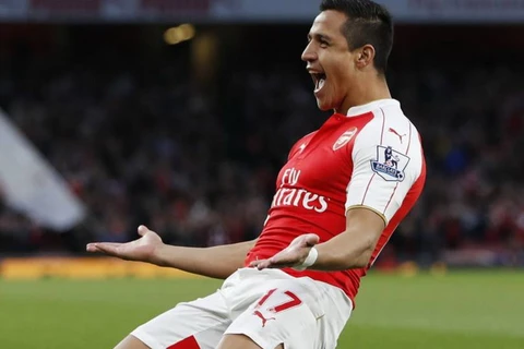 Sanchez mang chiến thắng về cho Arsenal trước West Brom. (Nguồn: Getty Images)