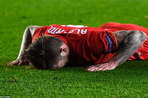 Liverpool thua trận trước Villarreal. (Nguồn: Getty Images)