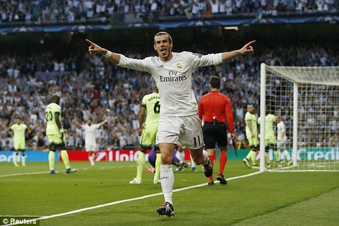 Bale ghi bàn mở tỷ số cho Real Madrid. (Nguồn: Reuters)