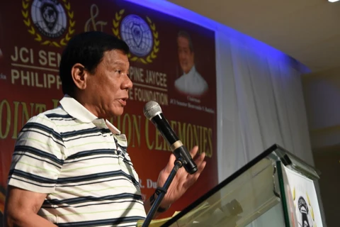 Ứng viên tổng thống Philippines, Rodrigo Duterte. (Nguồn: AP)