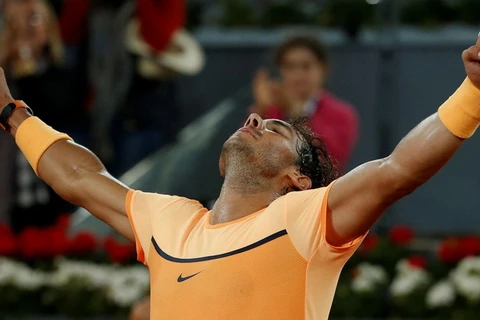 Nadal vào bán kết Madrid Open 2016. (Nguồn: AP)