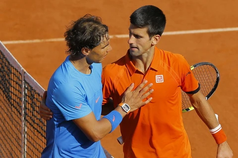 Nadal đại chiến Djokovic ở tứ kết Rome Masters. (Nguồn: Getty Images)