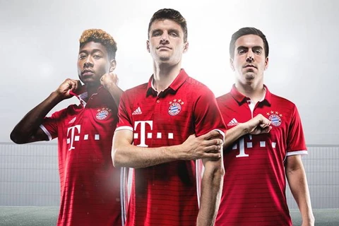 Bayern Munich trình làng áo đấu mới. (Nguồn: fcbayern.de)