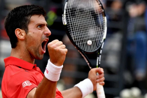 Novak Djokovic vào bán kết Rome Masters 2016. (Nguồn: AFP/Getty Images)