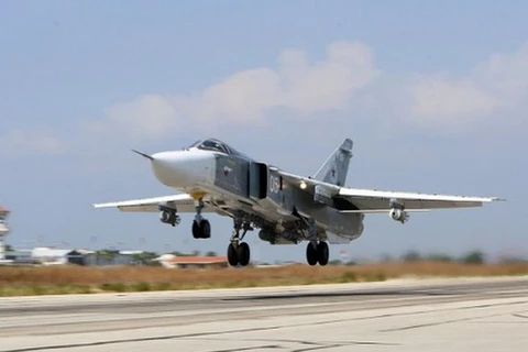 Máy bay của Nga tại căn cứ quân sự ở Syria. (Nguồn: AFP)