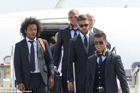 Các cầu thủ Real Madrid. (Nguồn: Getty Images)