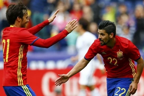 Nolito (số 22) tiếp tục thi đấu ấn tượng trước vòng chung kết EURO 2016. (Nguồn: Getty Images)