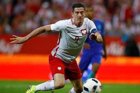 Robert Lewandowski là niềm hy vọng lớn nhất của Ba Lan ở EURO 2016. (Nguồn: Reuters)