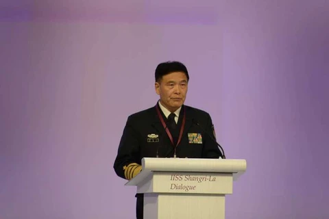 Đô đốc Tôn Kiến Quốc, Phó Tổng Tham mưu trưởng Quân giải phóng nhân dân Trung Quốc. (Nguồn: straitstimes)