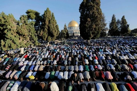 Cầu nguyện ở lễ Ramadan. (Nguồn: AP)