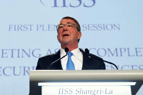 Bộ trưởng Quốc phòng Mỹ Ashton Carter. (Nguồn: Reuters)