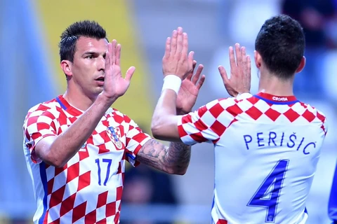 Mario Mandzukic và đồng đội tự tin hướng tới EURO 2016. (Nguồn: Getty Images)
