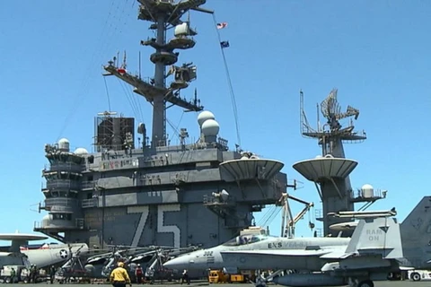Tàu sân bay USS Harry S. Truman của Mỹ. (Nguồn: abcnews.go.com)
