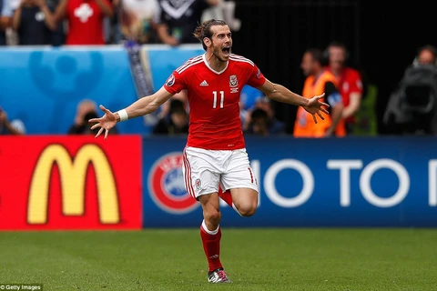 Bale góp công mang chiến thắng về cho Xứ Wales. (Nguồn: Getty Images)