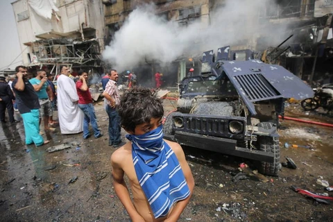 Hiện trường một vụ đánh bom ở Iraq. (Nguồn: AFP/Getty Images)