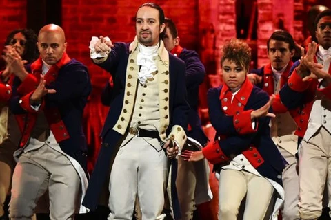 Vở nhạc kịch hip-hop 'Hamilton' giành tới 11 giải thưởng tại Lễ trao giải Tony. (Nguồn: Getty Images)