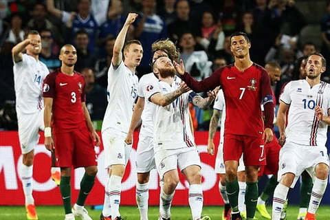 Bồ Đào Nha không thể thắng nổi Iceland. (Nguồn: Getty Images)