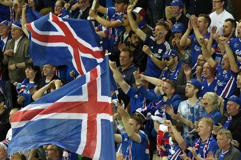 Cổ động viên Iceland. (Nguồn: Getty Images)
