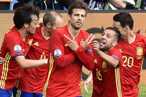 Tây Ban Nha sẽ vào vòng 1/8 nếu đánh bại Thổ Nhĩ Kỳ. (Nguồn: Reuters)