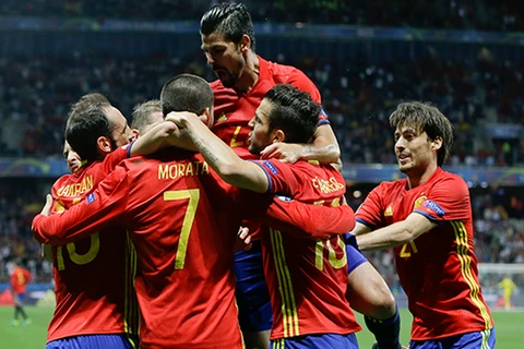 Tây Ban Nha thẳng tiến vòng 1/8. (Nguồn: Getty Images)