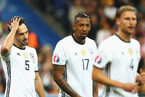 Hàng thủ Đức đã chơi tốt hơn ở trận gặp Ba Lan. (Nguồn: Getty Images)
