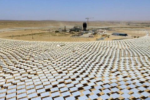 Israel xây dựng tháp năng lượng Mặt Trời. (Nguồn: timesofisrael.com)
