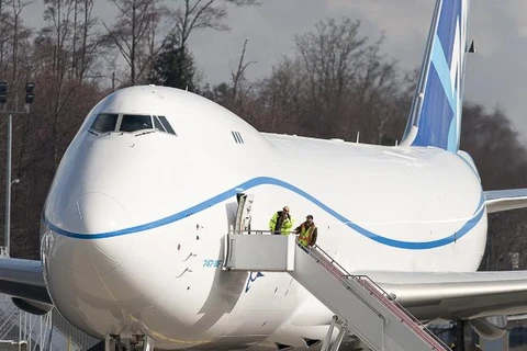 Máy bay Boeing 747-8. (Nguồn: AFP)
