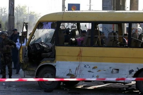 Hiện trường vụ đánh bom ở Kabul. (Nguồn: fitnhit.com)